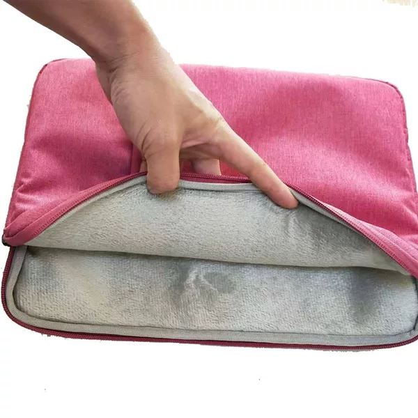 In stock Women's ultra-soft laptop bag elegant pink laptop bag girls' ultra-thin IPAD bag