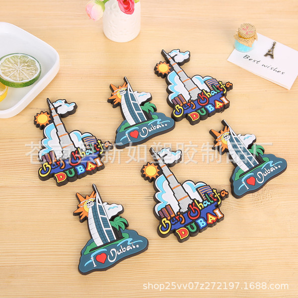 Professional cartoon magnetic fridge magnet PVC from soft rubber