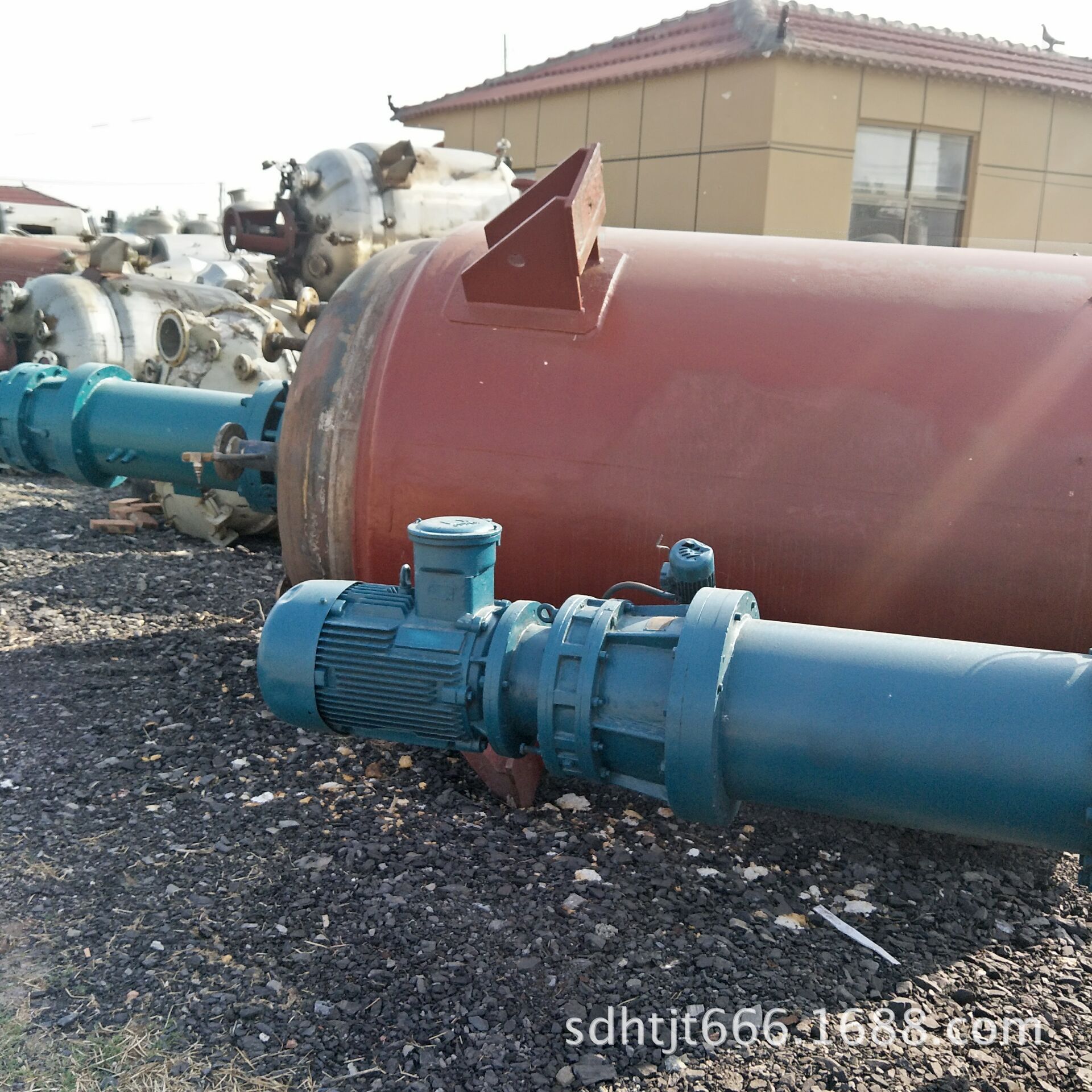 供应二手搪瓷反应釜化工厂 农药厂 添加剂专用不锈钢反应釜