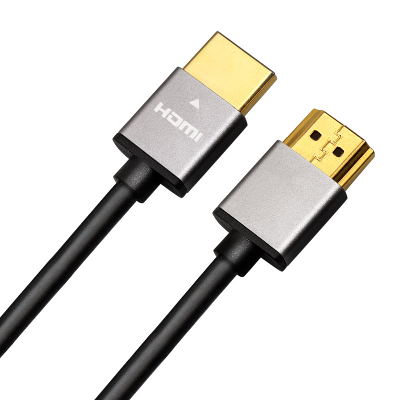 定制款hdmi细线 便携4K60hz高清线3D发烧级视频连接线 hdmi cable