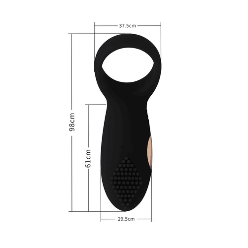 Silicone vibrating ring USB charging vibrating lock ring adult sex toy for men and women foreign trade model manufacturer