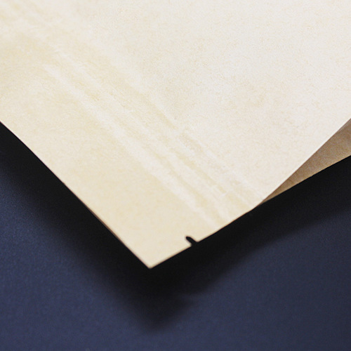 Sandblasted windowed kraft paper bag, eight-sided seal bag, self-sealing bag, plastic food packaging bag, sealed pocket wholesale 