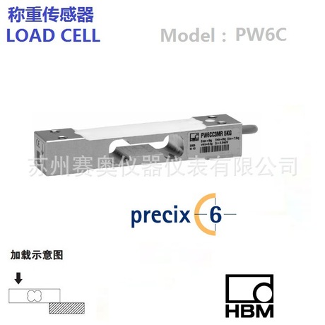 德国HBM传感器1-PW6CC3MR/15kg-1高精度静载称重传感器