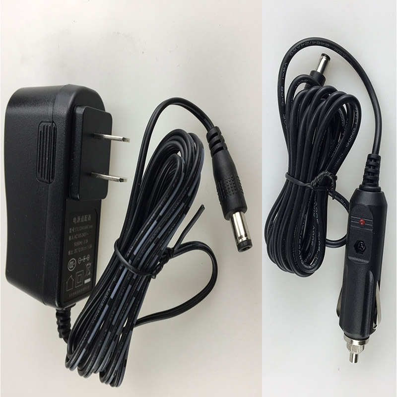 車載車用按摩坐墊吹風坐墊點煙器線家用220V轉12V電源插頭DC5025