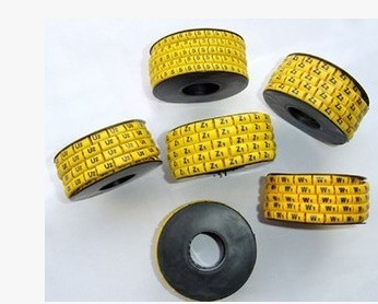 配线数字号码管 字母号码管 EC-0/1/2适用0.75-1.5平方线 卷装