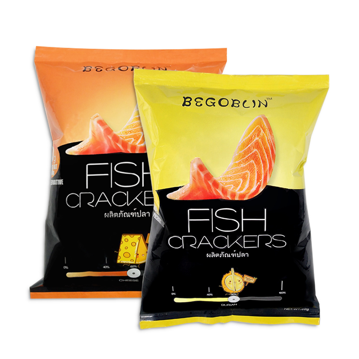 Thailand Expanded Food leisure time snacks Cassava chips Durian Cheese Crisp fish 60g Crispy chips