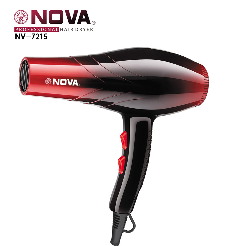 NOVA NV-7215厂家直销大功率欧规电吹风1.2米电线发廊专用吹风机