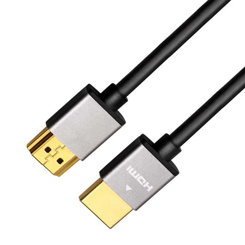 定制款hdmi细线 便携4K60hz高清线3D发烧级视频连接线 hdmi cable