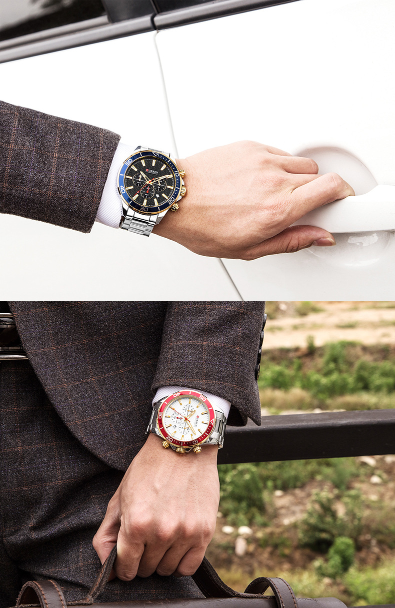 Men's Steel Band Casual Watch Collection