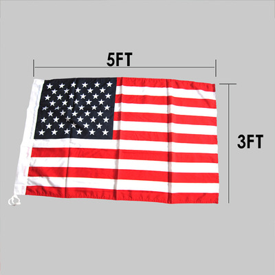 XG Spot USA Spain national flag 3X5 Foot Pirate flag Banner machining