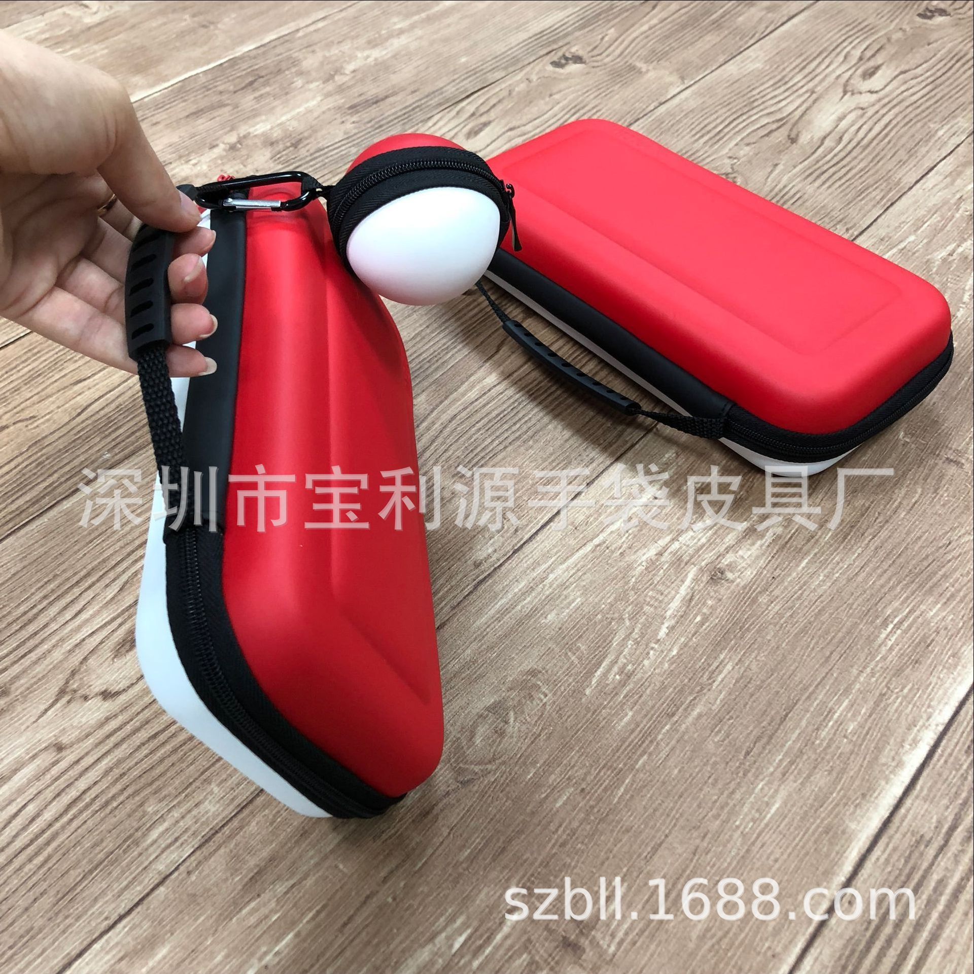 任天堂switch收纳包 Pokeball精灵球红白搭配，switch游戏机包