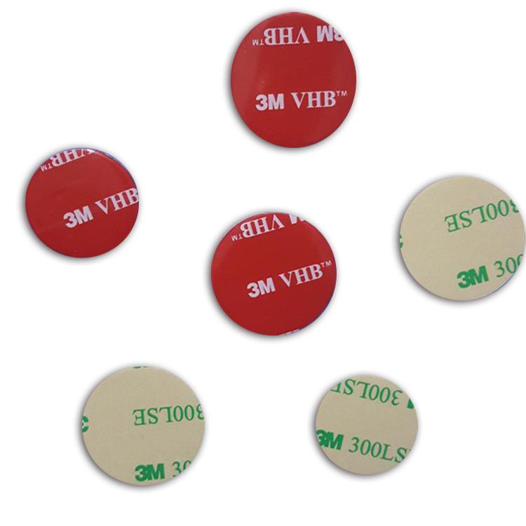 定制透明双面胶 公仔玩偶胶  圆型20mm泡棉胶 强力无痕胶