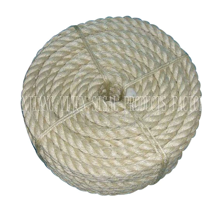 Производитель поставляет товары из сизалевой веревки, веревки для пельменей из белого риса сизаля, трехжильные плетеные пеньковые веревки