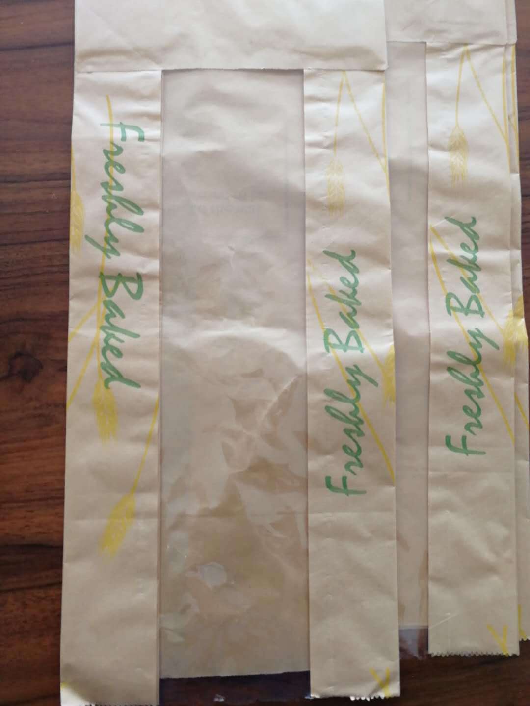 上海一福包装专业生产面包包装袋，面包牛皮纸开天窗袋，防油纸袋