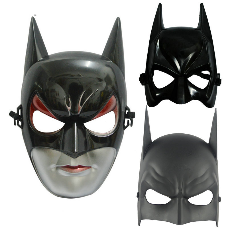 化妆舞会派对聚会面具万圣节面具塑料蝙蝠侠面具恐怖半脸蝙蝠面具