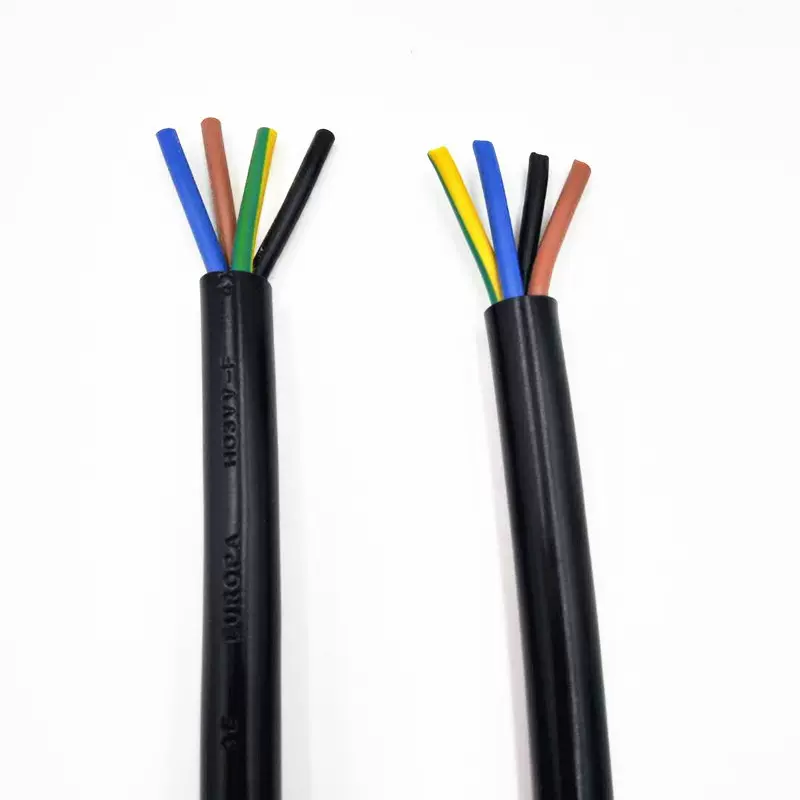 户外橡胶线H05RN-F 4*0.5平方AC线欧规延长线防水电源线厂家直销