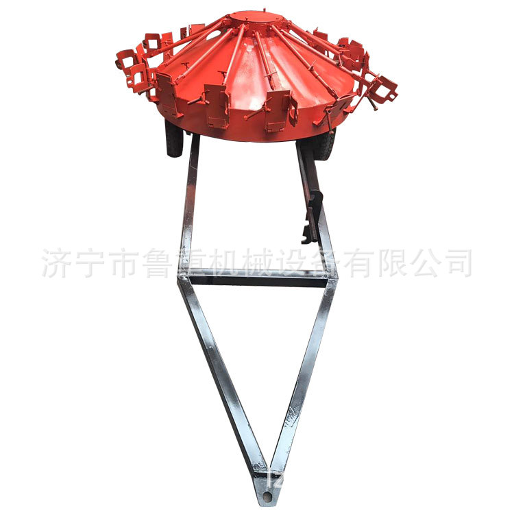 生产16把扫把扫路机 圆盘式拖拉机带扫路机 终身保修