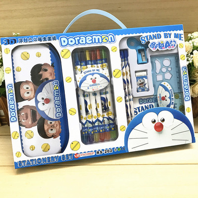 生日礼物创意儿童组合文具套装卡通礼盒儿童小学生学习用品批发|ru
