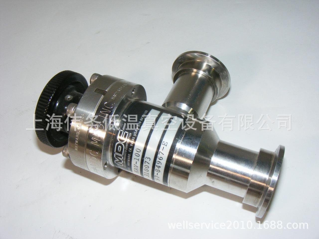 MDC Vacuum KAV-100 310073 Manual Pneumatic Angle Valve