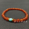 Agate round beads, ethnic bracelet, turquoise accessory, 6mm, ethnic style, Birthday gift