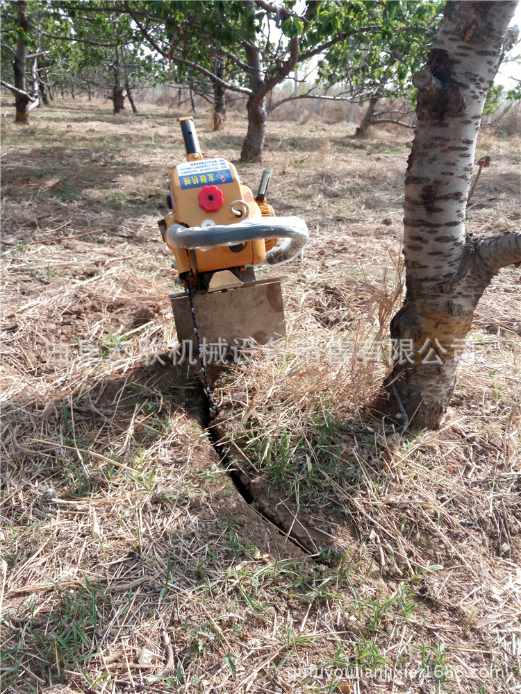 手持式汽油挖树机 冬青移苗挖树机价格 沙土地链条式挖树机40