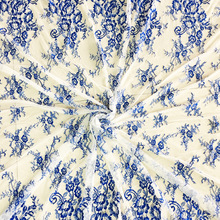 绍兴厂家直销现货蕾丝面料 女装爆款婚纱晚礼服高端立体睫毛面料