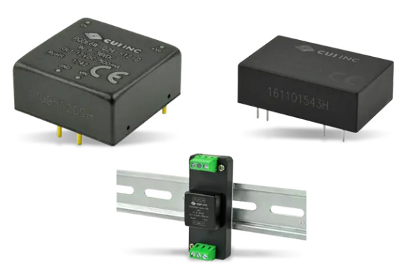 CUI 进口原厂 PQDE6W-Q24-S5-DIN  6W隔离型直流/直流转换器