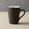 Barrel shaped round handle black matte