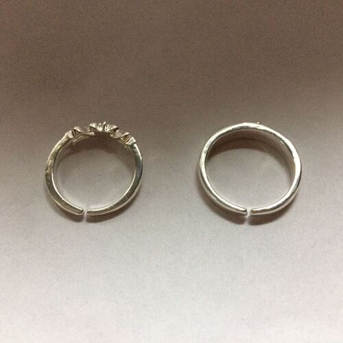 Elegant Minimalist Couple's Rings for Men and Women, Open-Ended Ins Fashion with Butterfly Knot Wings on the Ring