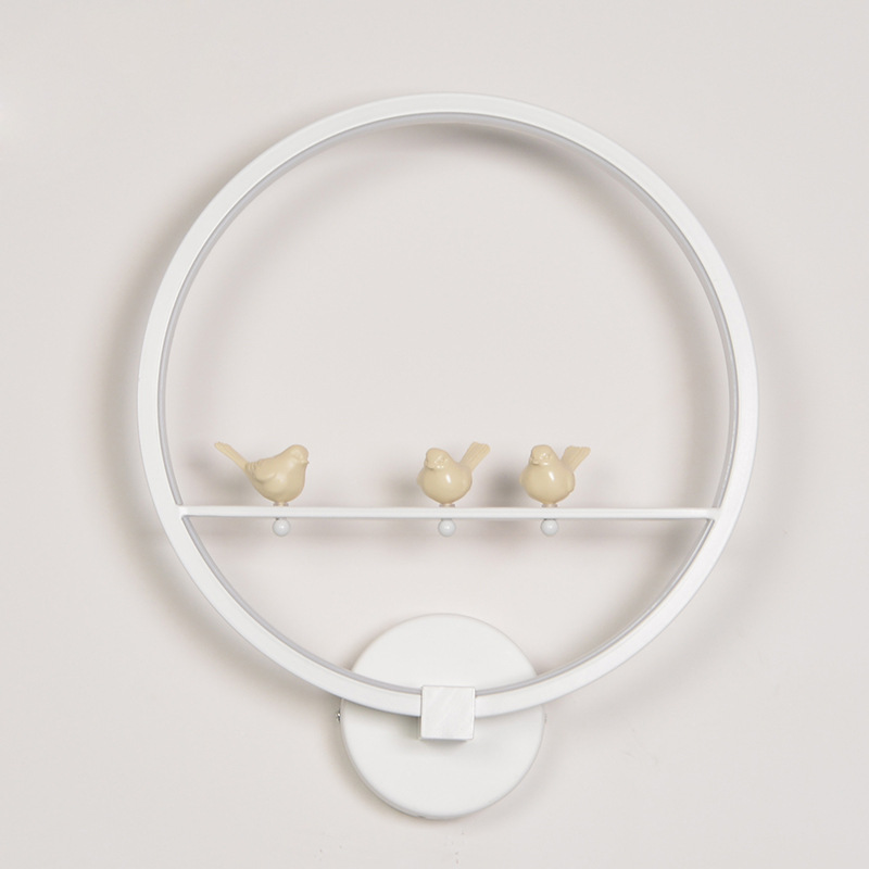 18W LED lámpara de pared 2,4g sin escalonamientos oscurecimiento salón dormitorio decorativo lámpara pájaro lámpara de pared 3 modelos Sparrow