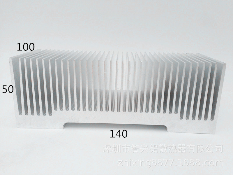 大功率功放铝合金型材散热片 密齿型功放铝型材散热片140*50-160