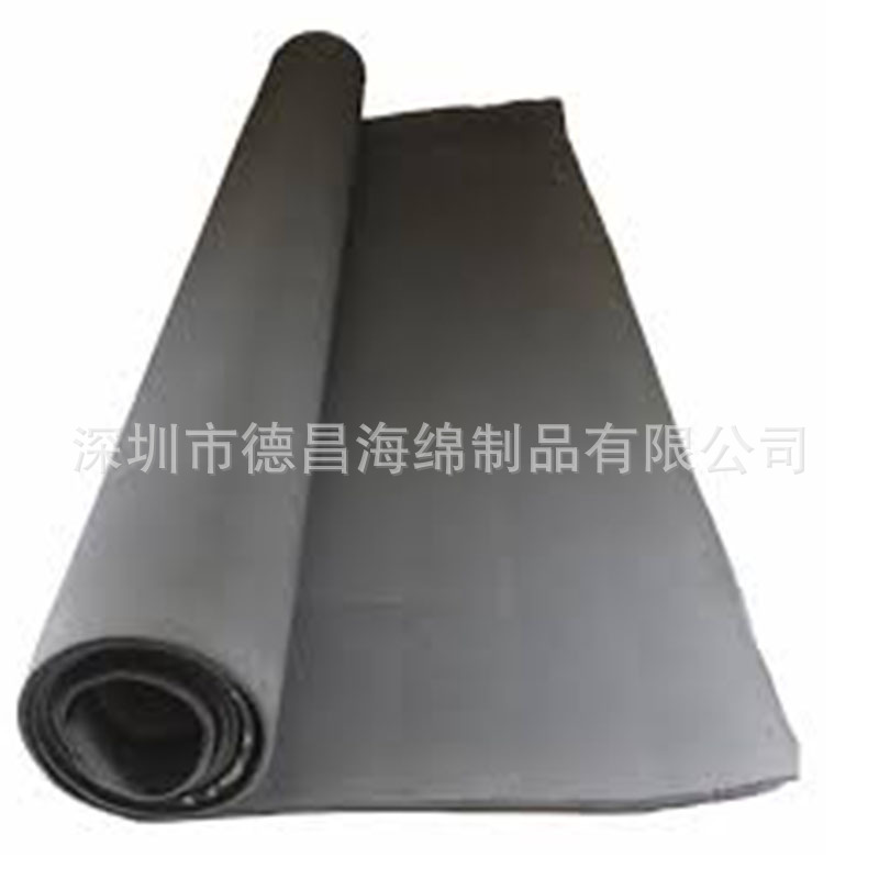 厂家生产 防水海绵工程机械 汽车覆膜海绵单面背胶