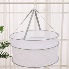 Honeycomb Drying Basket for Autumn/Winter, Double Layer Thickened Multifunctional Drying Net for Underwear, Closed Type Clothes Drying Basket