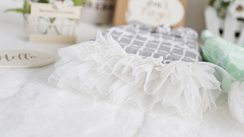 民国风格子纱纱裙