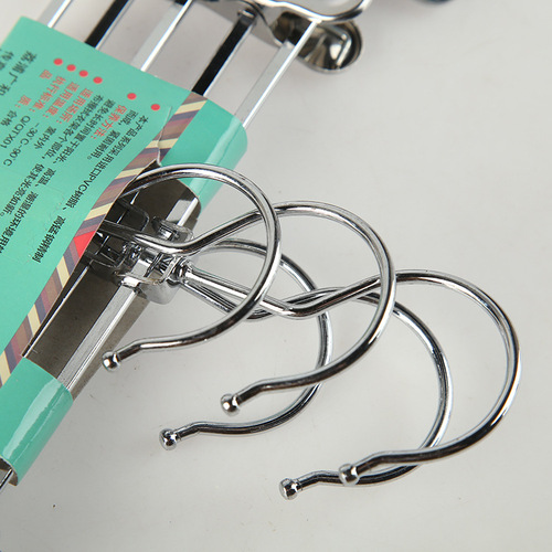 Metal Electroplating 30 Sets Rubber Pants Suspenders Rubber Pants Stand Clothes Rack Wet and Dry Dual-Use Pants Rack with Hooks Skirt Rack for Processing Wholesale
