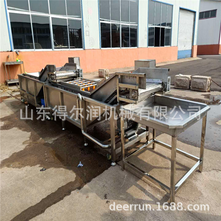 小龙虾蒸汽加热蒸煮机 龙虾清洗蒸煮加工成套设备生产线