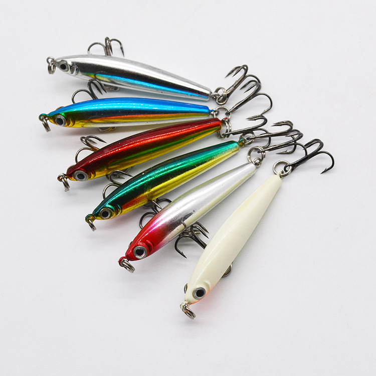 Sinking Minnow Lures shallow diving minnow baits bass trout Fresh Water Fishing Lure