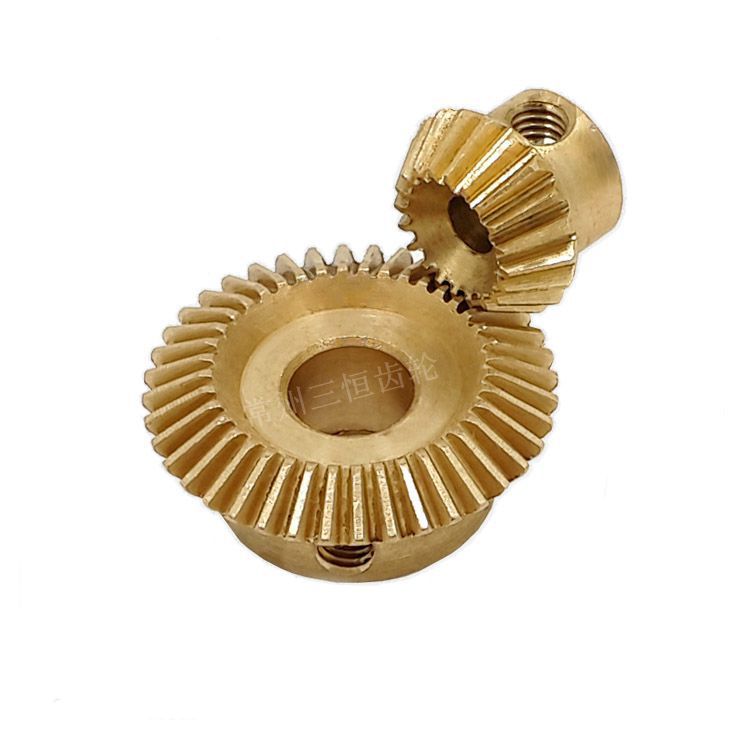 022 0.5 Modulus Bevel gear Bevel gear 20 tooth /40 Tooth 1:2 drive 90 Modulus gear Customized