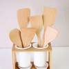 Japanese spoon, set, kitchen, kitchenware from natural wood, simple and elegant design