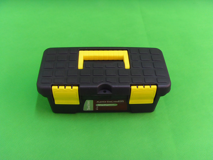 厂家直销加厚加强五金配件箱10寸手提塑料工具箱收纳箱工程箱