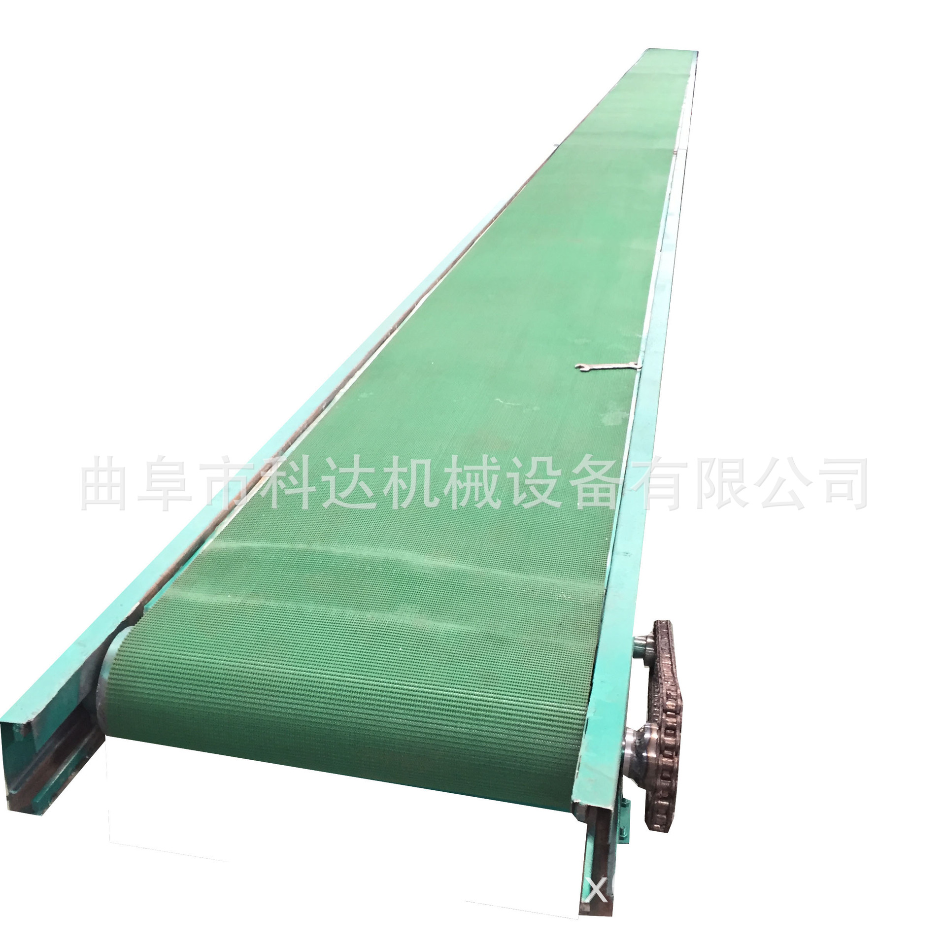 斜坡式糙面毛绒玩具皮带输送机 可移动式装车上料机 槽型输煤块机