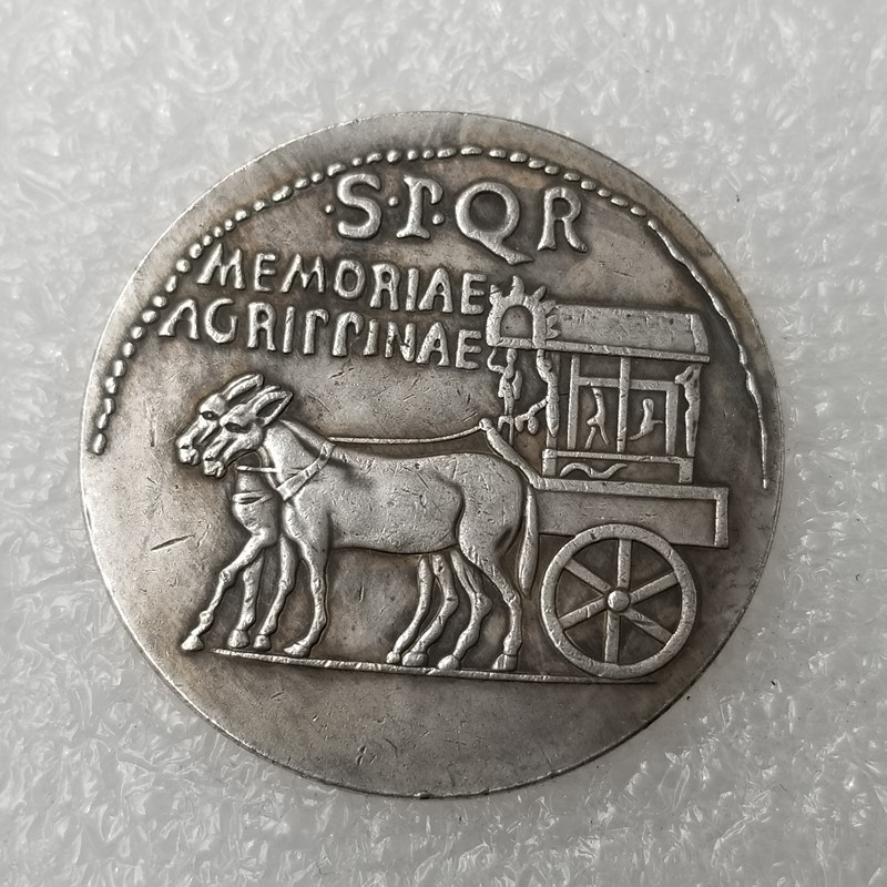 Antique Crafts Roman Coins Copper Plated Silver Old Silver Dollar Silver Round Foreign Silver Dollar Collection # 3431 Antique Crafts Roman Coins Copper Plated Silver Old Silver Dollar Silver Round Foreign Silver Dollar Collection # 3431