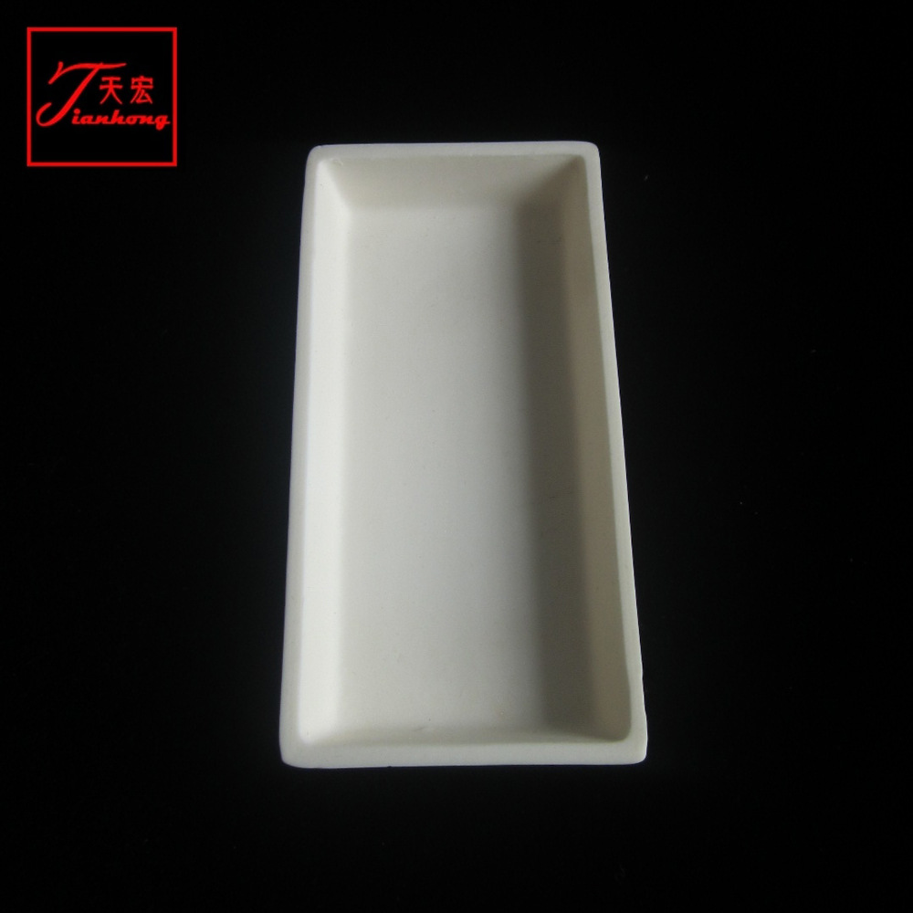 刚玉长方舟80x40x17mm 高纯氧化铝 梯形刚玉舟 刚玉坩埚-阿里巴巴