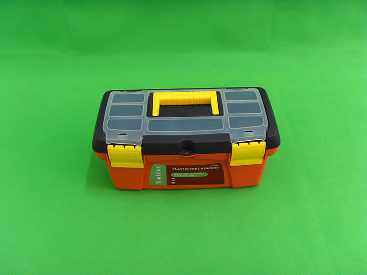 厂家直销五金G570手提储物箱12.5寸双层加厚塑料车载工具箱