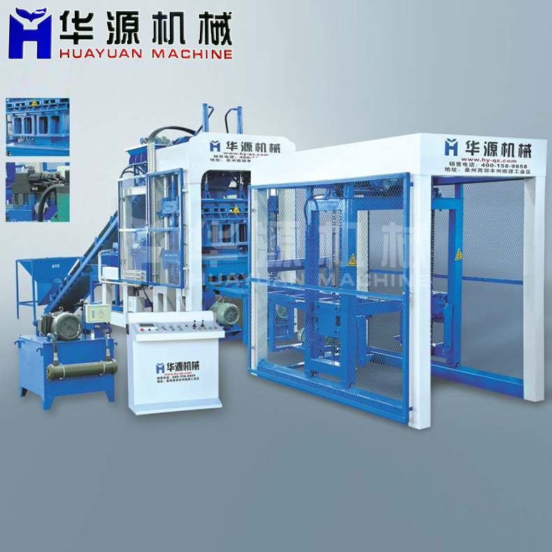 QT6-15大型全自动混凝土液压砌块砖机 路面彩砖机 水泥砖制砖机