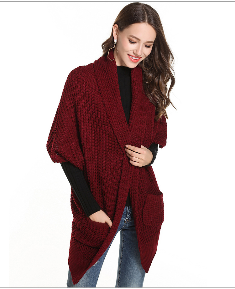 fashion solid color knitted cardigan   NSYH22111