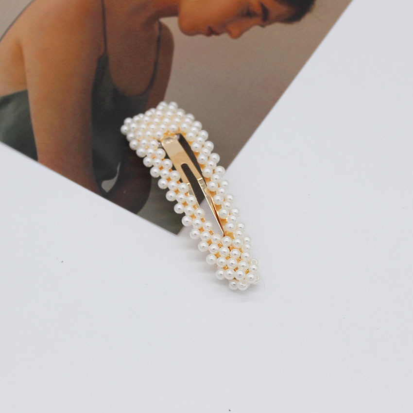 New Sparkling Diamond Pearl Tiara Hair Clip display picture 13