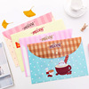 Creative Stationery Cartoon A4 File Bags Press Dotted Study Office Supplies Pagrants Wholesale Student Gifts Wholesale