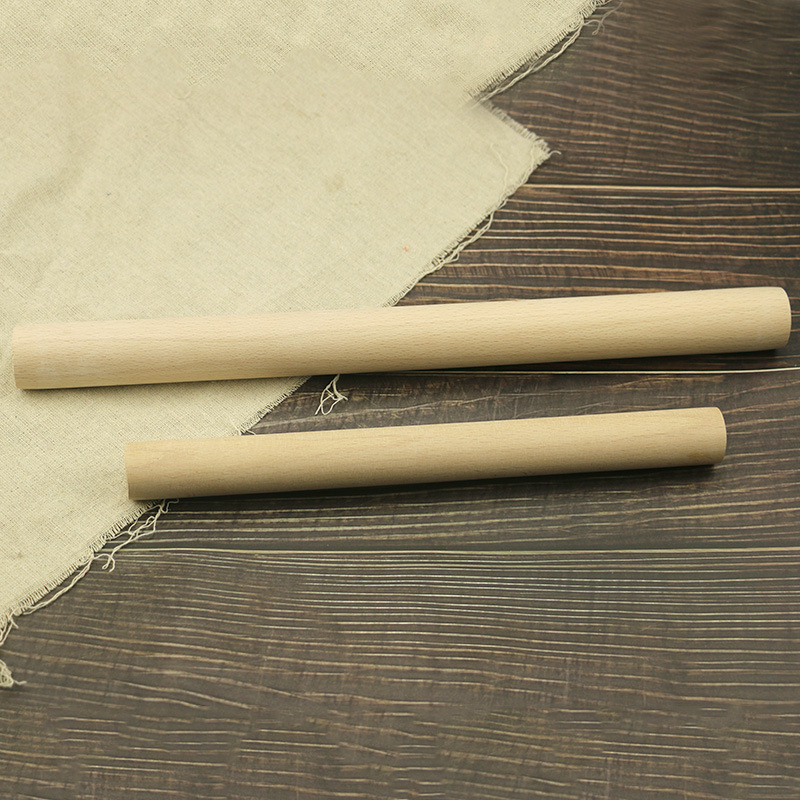 Solid wood large rolling pin and noodle pin rolling pin dumpling skin rolling noodle pressing pin movable roller rolling pin