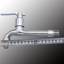 厂家批发加长洗衣机水嘴 拖把池水龙头 铜芯17厘米特长龙头